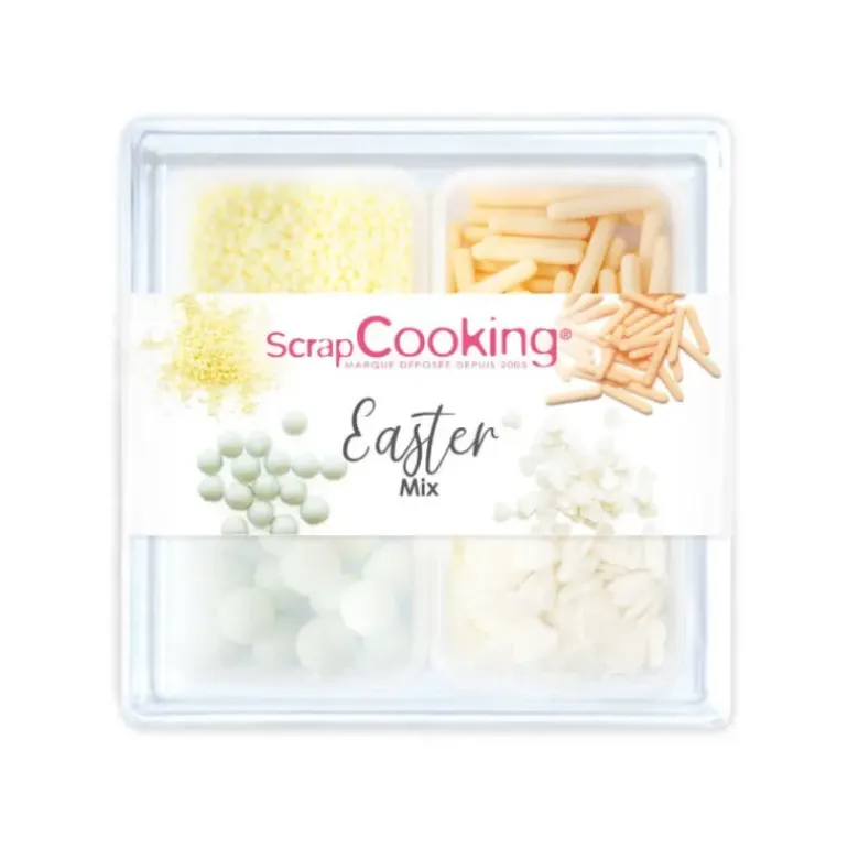 4 Décors en Sucre Pâques Mix 59 g ScrapCooking