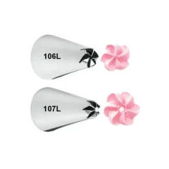 2 Douilles Fleurs Spéciales Gauchers Inox Wilton