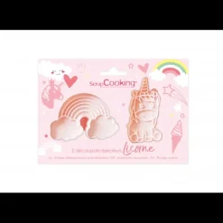 2 Emporte-pièces avec éjecteurs Licorne Scrapcooking