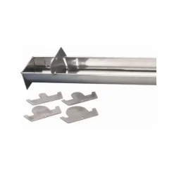 4 Raclettes à Bûche Inox