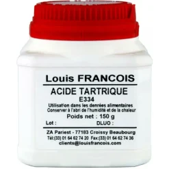 Acide Tartrique E334 150 g Louis François