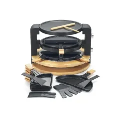 Appareil à Raclette Multifonction, Grill & Crêpière KitchenChef