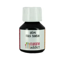 Arôme Alimentaire Fraise Bonbon 58 ml Cuisineaddict