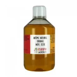 Arôme Alimentaire Naturel Orange Zeste 500 ml Cuisineaddict
