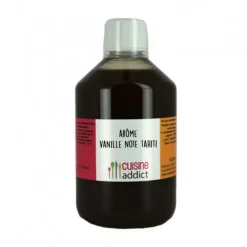 Arôme Alimentaire Vanille note Tahiti 500 ml Cuisineaddict