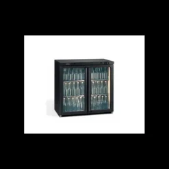 Arrière Bar Réfrigéré 2 Portes Vitrées 225 Bouteilles Gamko