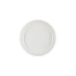Assiette Creuse en Céramique Cocon Ø 22 cm Meringue Le Creuset