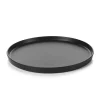 Assiette Plate Porcelaine Noire 24 cm Adélie Revol