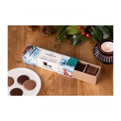 Assortiment Palets Chocolat Noir Guanaja et Lait Praliné Pécan 80 g Valrhona