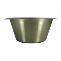Bassine Pâtissière Ø 18 cm fond plat inox