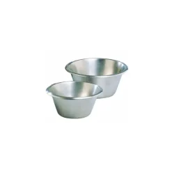 Bassine Pâtissière Ø 28 cm fond plat inox