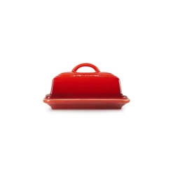 Beurrier Céramique avec Couvercle Cerise Le Creuset