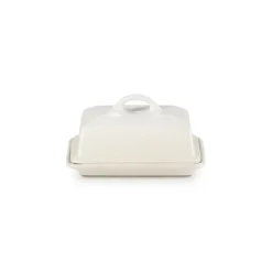 BeurrierCéramique avec Couvercle Meringue Le Creuset
