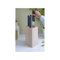 Bloc à Couteaux + 5 Couteaux Intempora Pain Opinel