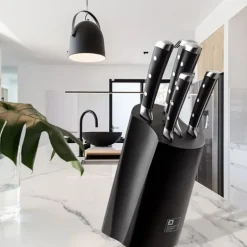 Bloc Couteau Pro On-Line 5 Couteaux de Cuisine V Sabatier Richardson Sheffield