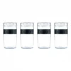 Bocal Plastique 250 ml avec Couvercle (x4) PRESSO Bodum