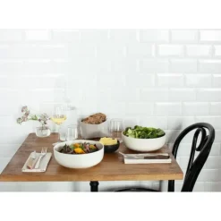 Bol à Salade en Porcelaine Noir 1,5 L Adélie Revol