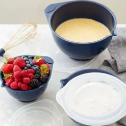 Bol Plastique avec Couvercle 0,95 L / 1,89 L / 2,84 L (x3) Wilton