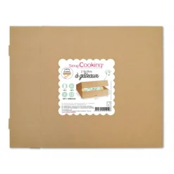 Boîte à Gâteau en Carton 32 x 32 x 8 cm (x2 ) Scrapcooking