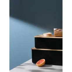 Boîte à Pain 29 x 19 cm x H 11 cm Noir BISTRO Bodum