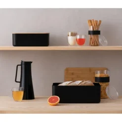 Boîte à Pain 29 x 19 cm x H 11 cm Noir BISTRO Bodum