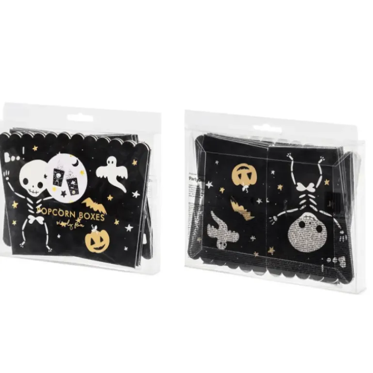 Boîte à Pop-Corn en Papier Halloween PartyDéco (x6)