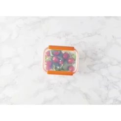 Boîte de Conservation Connectée 640 ml Orange Stor'eat Mastrad