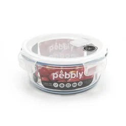 Boîte de Conservation en Verre Rond 950 ml Pebbly