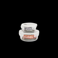 Boîte de Conservation en Verre Rond 950 ml Pebbly