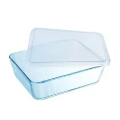 Boîte de Conservation en Verre Rectangulaire 22 x 17 cm 1,5 L Cook & Store Pyrex