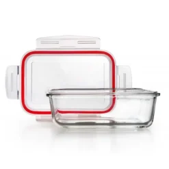 Boîte de Conservation Verre 19 x 13 cm x H 7 cm Ibili