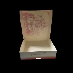 Boîte pâtissière Balade Gourmande - 16 x H 5 cm - (x50)