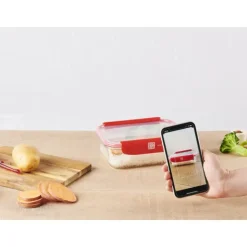 Boîtes de Conservation Connectées Stor'eat (x4) Mastrad