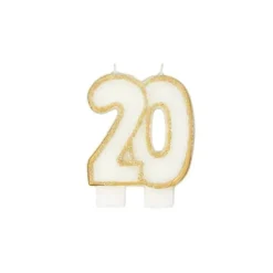 Bougie Anniversaire 20 ans Gatodéco