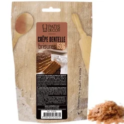 Brisures de Crêpes Dentelle 150 g Patisdécor