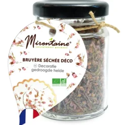 Bruyère Fleurs Séchées Comestibles Bio 11 g Mirontaine