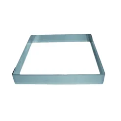 Cadre à Entremets Inox 26 x 26 cm x H 3,5 cm Mallard