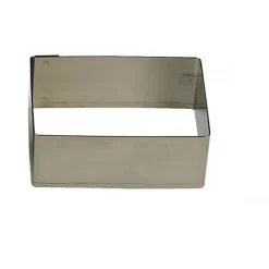 Cadre à Mousse Inox Rectangle 12 x 6 cm x H 4,5 cm Gobel