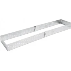 Cadre à Tarte Rectangle Extensible Perforé 22 à 42 cm Scrapcooking