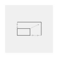 Cadre Pâtisserie Rectangulaire Inox 21.5x11.5 cm De Buyer