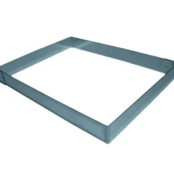 Cadre Pâtissier Rectangle Inox 37 x 27 cm H.3 cm
