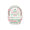 Caissette à Cupcake Merry Christmas Vert et Rouge Ø 5 cm (x50) House of Marie