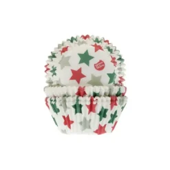 Caissette à Cupcake Étoiles Ø 5 cm (x50) House of Marie