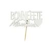 Cake Topper Bonne Fête Maman sur Pic (x30) Patisdécor