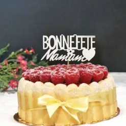 Cake Topper Bonne Fête Maman sur Pic (x30) Patisdécor