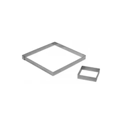 Carré à tarte Inox 16 x 16 cm Mallard