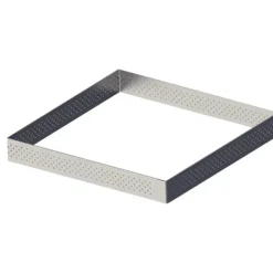 Carré perforé L. 8 cm de L'école Valrhona par De Buyer