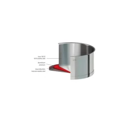 Casserole Ø 18 cm Strate Amovible Inox Cristel