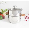 Casserole et Cuit Vapeur Inox Ø 20 cm Anses Olivier Biome Cristel