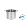 Casserole Haute Graduée Ø 14 cm Mutine Manche Amovible Inox Cristel